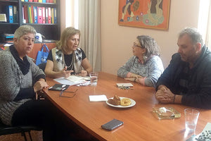 Από την επίσκεψη Βρέντζου στο Παράρτημα Προστασίας Παιδιού Ηρακλείου