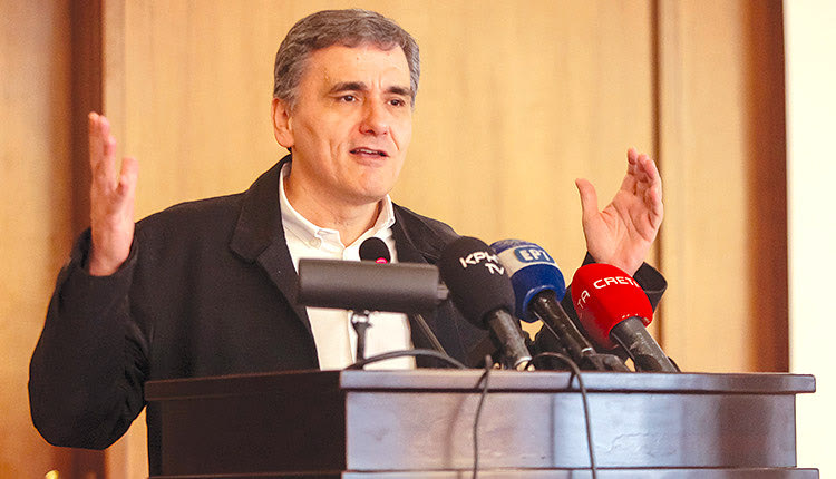 ο υπουργός Οικονομικών, κ. Ευκλείδης Τσακαλώτος από το Ηράκλειο