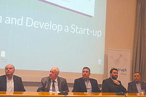 τριήμερη εκδήλωση Match and Develop a Start-up στις εγκαταστάσεις του ΙΤΕ.