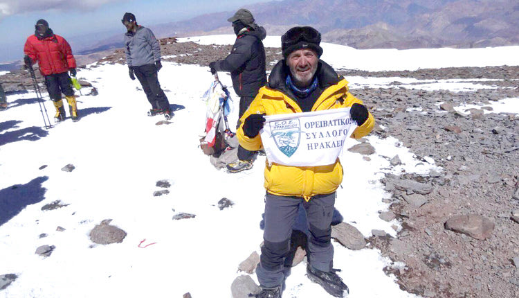 Μέχρι την Ακονκάγκουα ο Ηρακλειώτης Σοφοκλής Πλαΐτης 
