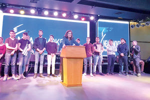 Από τη χθεσινή εκδήλωση της ΝΟΔΕ Χανίων η Ντόρα Μπακογιάννη