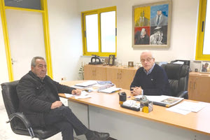 Από τη συνάντηση του κ. Ρεπανάκη με τον κ. Καζανάκη