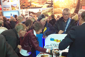 Το περίπτερο της Κρήτης στη μεγαλύτερη σκανδιναβική έκθεση «Ferie for Alle» που πραγματοποιήθηκε στο Χέρνιγκ της Δανίας