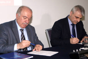 Συνεργασία ΙΤΕ-Παγκρήτιας: Οι κ.κ. Μυρτάκης και Ταβερναράκης υπέγραψαν σύμφωνο συνεργασίας