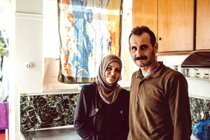 Ο Αχμέτ Ταρζαλάκης με τη σύζυγό του