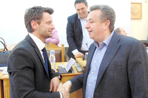 ο κ. Αρναουτάκης με τον Ζαχαρία Κεφαλογιάννη