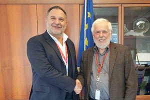 Ο Γιάννης Κουράκης συναντήθηκε με τον πρόεδρο της Ευρωπαϊκής Οικονομικής και Κοινωνικής Επιτροπής Γιώργο Ντάση, στην έδρα της Επιτροπής στις Βρυξέλλες