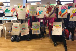 Από τη δράση του Φεβρουαρίου στη Βικελαία για τις μάσκες