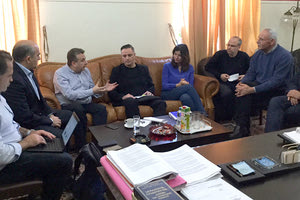 Από τη συνάντηση που πραγματοποιήθηκε στα Χανιά, με αφορμή τη σημερινή ημερίδα Περιφέρειας και Google στο Ηράκλειο