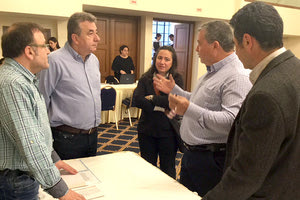 Από τις συναντήσεις που πραγματοποίησαν οι Γερμανοί στην Κρήτη για τα προϊόντα μας