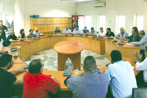 Από την πρόσφατη επίσκεψη του Γιώργου Δέδε στον Δήμο Μαλεβιζίου