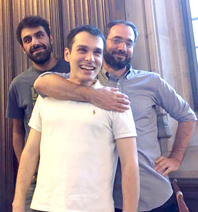 Μιχάλης Αλιφιεράκης: Χαλαρές στιγμές με άλλους δύο Έλληνες διδακτορικούς φοιτητές στο Πρίνστον