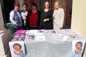 Η δράση έγινε στο πλαίσιο του εορτασμού της Παγκόσμιας Ημέρας της Γυναίκας