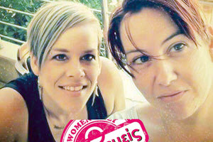 Οι δύο αδελφές, κ.κ. Valerie Poisson και Κρις Πόισον-Φιολιτάκη