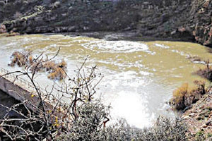 Η πηγή του Αλμυρού Ηρακλείου τη χειμερινή περίοδο