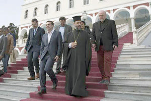 Ο κ. Τσίπρας χθες στην Τήνο