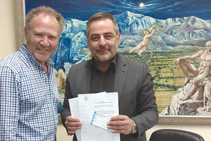 Οι κ.κ. Γιάννης Σπυριδάκης και Γιάννης Στεφανάκης