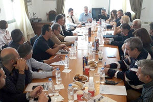 Από τη σύσκεψη στον Οργανισμό Λιμένος Ηρακλείου