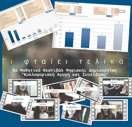 Οι μαθητές του Γυμνασίου Αρκαλοχωρίου ρωτούν «Τι φταίει;» για τα τροχαία