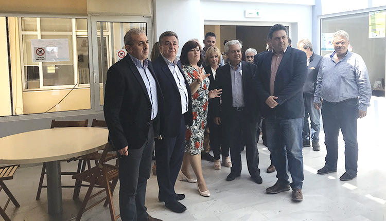 Από τα εγκαίνια του κτηρίου των Κοινωνικών Δομών του Δήμου Μαλεβιζίου