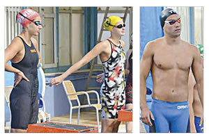 Οι αδελφές Τροχαλάκη Μελίνα και Μαρία (δεξιά) & Ο Μπαλαμούτσος