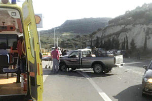 Η σύγκρουση των δύο οχημάτων ήταν σφοδρή