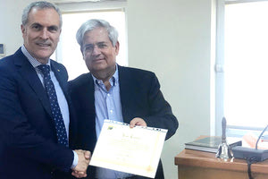 Ο Ζαχαρίας Χνάρης και ο Κώστας Μαμουλάκης