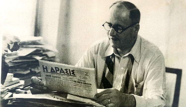 Κωνσταντίνος Καφφετζάκης: ΔΗΜΟΣΙΟΓΡΑΦΟΣ ΚΑΙ ΙΔΡΥΤΗΣ ΤΗΣ ΕΦΗΜΕΡΙΔΑΣ “Η ΔΡΑΣΙΣ”