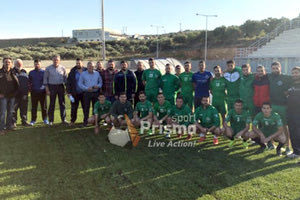 Την πρώτη τους προπόνηση στο νεόκτιστο Δημοτικό Στάδιο Αρκαλοχωρίου πραγματοποίησαν οι παίκτες του ΟΦΑ