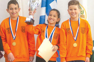 ΣΚΟΠΟΒΟΛΗ: Οι αθλητές του Παγκρήτιο Κουκουλάκης, Μαλαμά και Μαγαράκης που πήραν το χρυσό