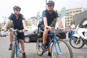 Ένστολοι ποδηλάτες για την αστυνόμευση του κέντρου