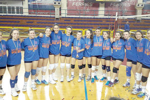 Η ομάδα κορασίδων της ΓΕΗ που κατέκτησε το πρωτάθλημα