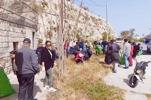 Άστραψαν τα τείχη από την εθελοντική δράση