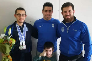 Δύο μετάλλια ο Δαμιανάκης στο Μεσογειακό