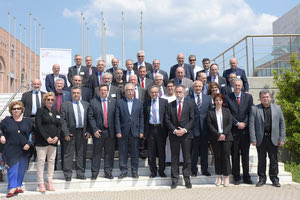 Οι πρυτάνεις των ελληνικών Πανεπιστημίων με τον υπουργό Παιδείας Κ. Γαβρόγλου