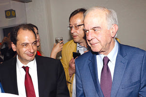 Ο κ. Λαμπρινός με τον κ. Σπίρτζη