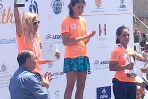 Η Μαρκάκου στο βάθρο