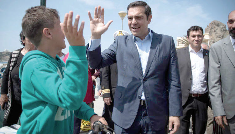 Μια χαρά πέρασε ο Αλέξης στη Λήμνο και στη Λέσβο! 