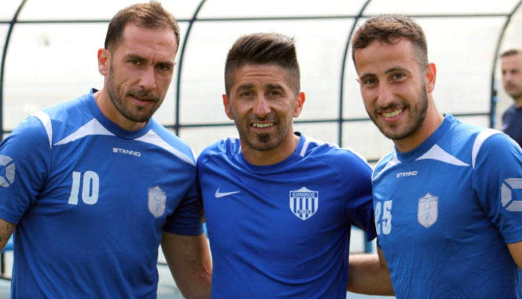 οι Φραγκουλάκης, Γιαλούσης, Γαρεφαλάκης και Κασαπάκης του Ηροδότου είχαν την ευκαιρία να τα πουν με τους παίκτες του Εθνικού, Κατσικοκέρη, Δωματά, Μισέλ και Ρομάνο