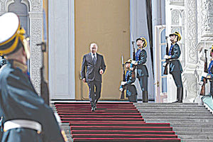 στο Κρεμλίνο, ο Βλαντίμιρ Πούτιν