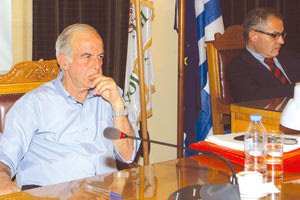 ο δήμαρχος Ηρακλείου κ. Βασίλης Λαμπρινός