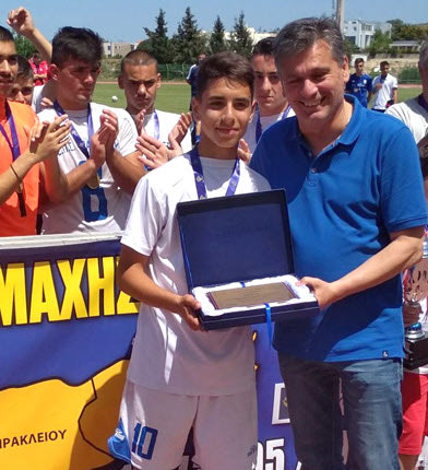  Ο MVP του τουρνουά Τίτος Κουτεντάκης