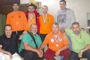 Η ομάδα του “Παγκρήτιου” με τα μετάλλιά τους