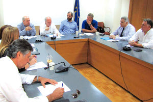 Από τη χθεσινή πρώτη συνεδρίαση του συμβουλίου