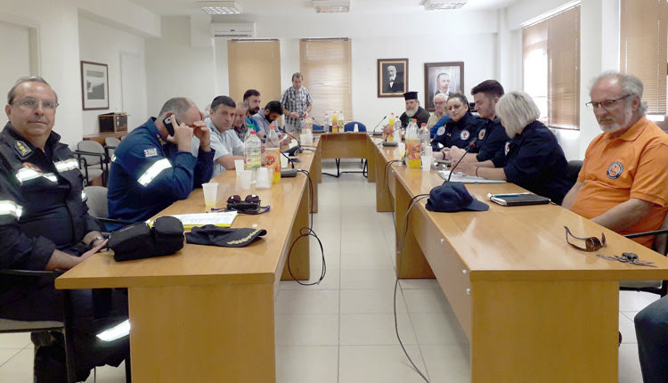 συνεδρίαση του του Τοπικού Συντονιστικού Οργάνου Πολιτικής Προστασίας του Δήμου Βιάννου
