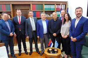 Στην Περιφέρεια Κρήτης βρέθηκε χθες ο Σέρβος υπουργός Παιδείας