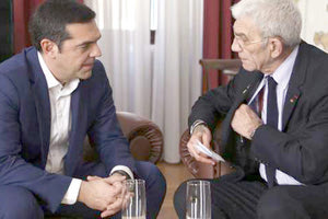 ο πρωθυπουργός, Αλέξης Τσίπρας και ο κ. Μπουτάρης 