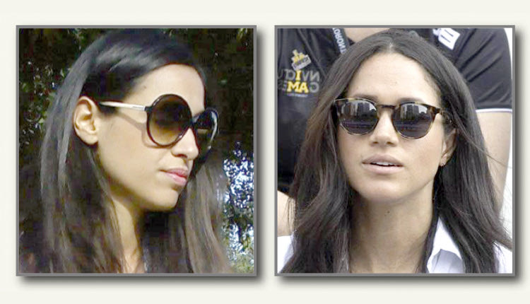 Μοιάζουν σαν δύο σταγόνες νερού. Αριστερά η Κωστάντζα και δεξιά η Μέγκαν 