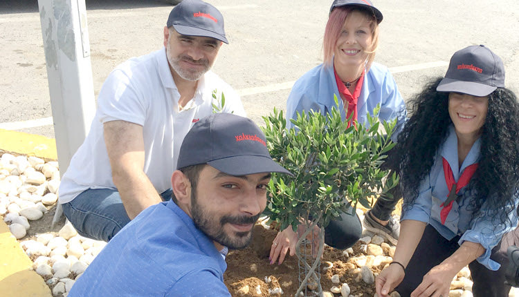 ολοκληρωμένο σύστημα διαχείρισης φυτικών υπολειμμάτων σε σούπερ μάρκετ με τη μέθοδο της κομποστοποίησης, που υλοποίησε η κρητική εταιρεία Χαλκιαδάκης Α.Ε.