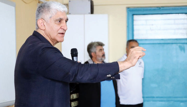 Με τον Παναγιώτη Γιαννάκη στο Ηράκλειο